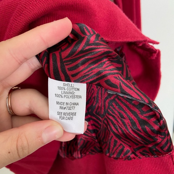 EUC | Vintage Dana Bachman women’s button up lined cardigan sweater — small - Picture 5 of 6